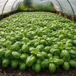 Een groen tapijt van basilicum in de lentekas over een paar weken een-groen-tapijt-van-basilicum-in-de-lentekas-over-een.png